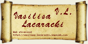Vasilisa Laćarački vizit kartica
